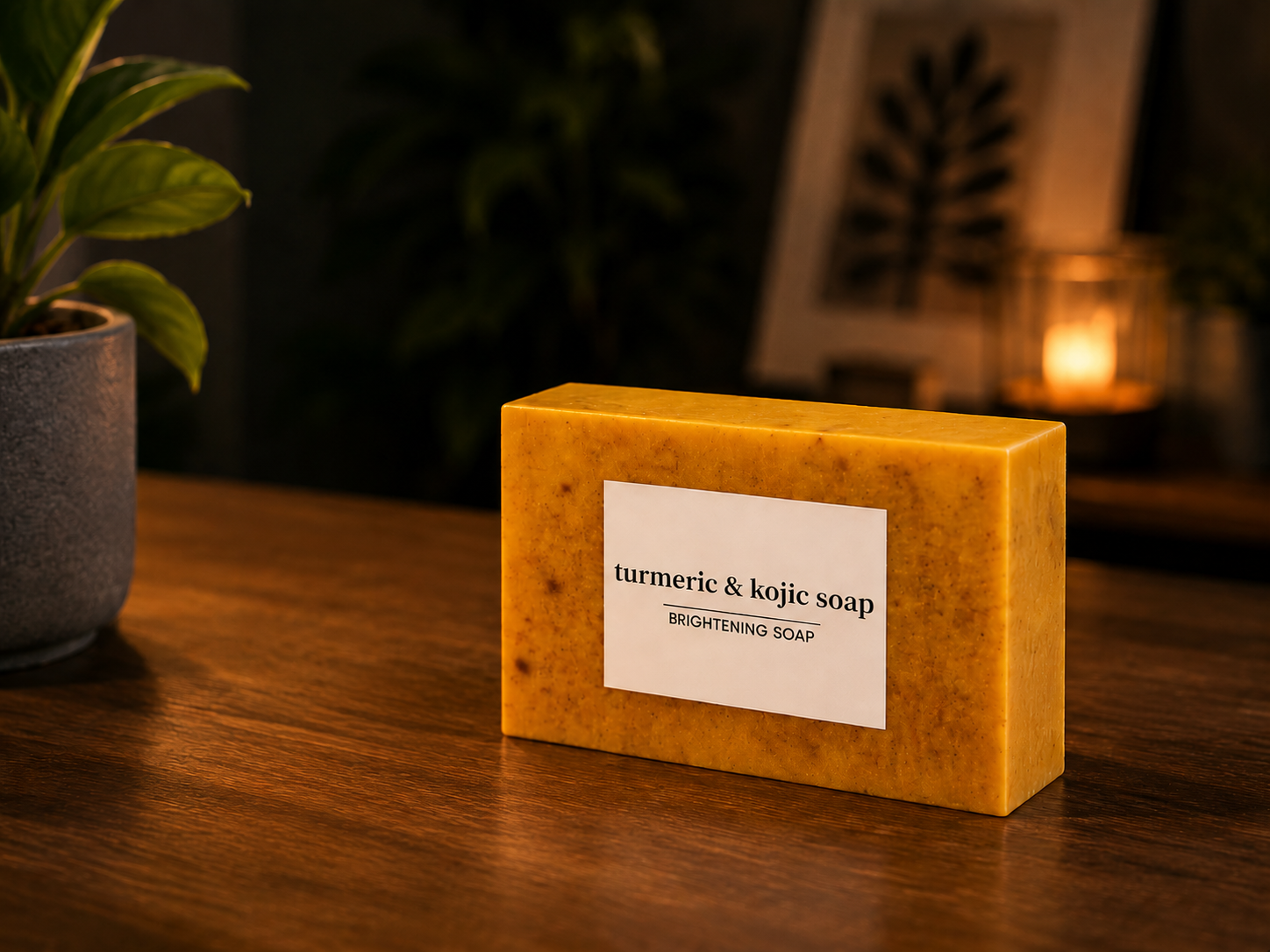 AuraNest Turmeric & Kojic Acid Soap