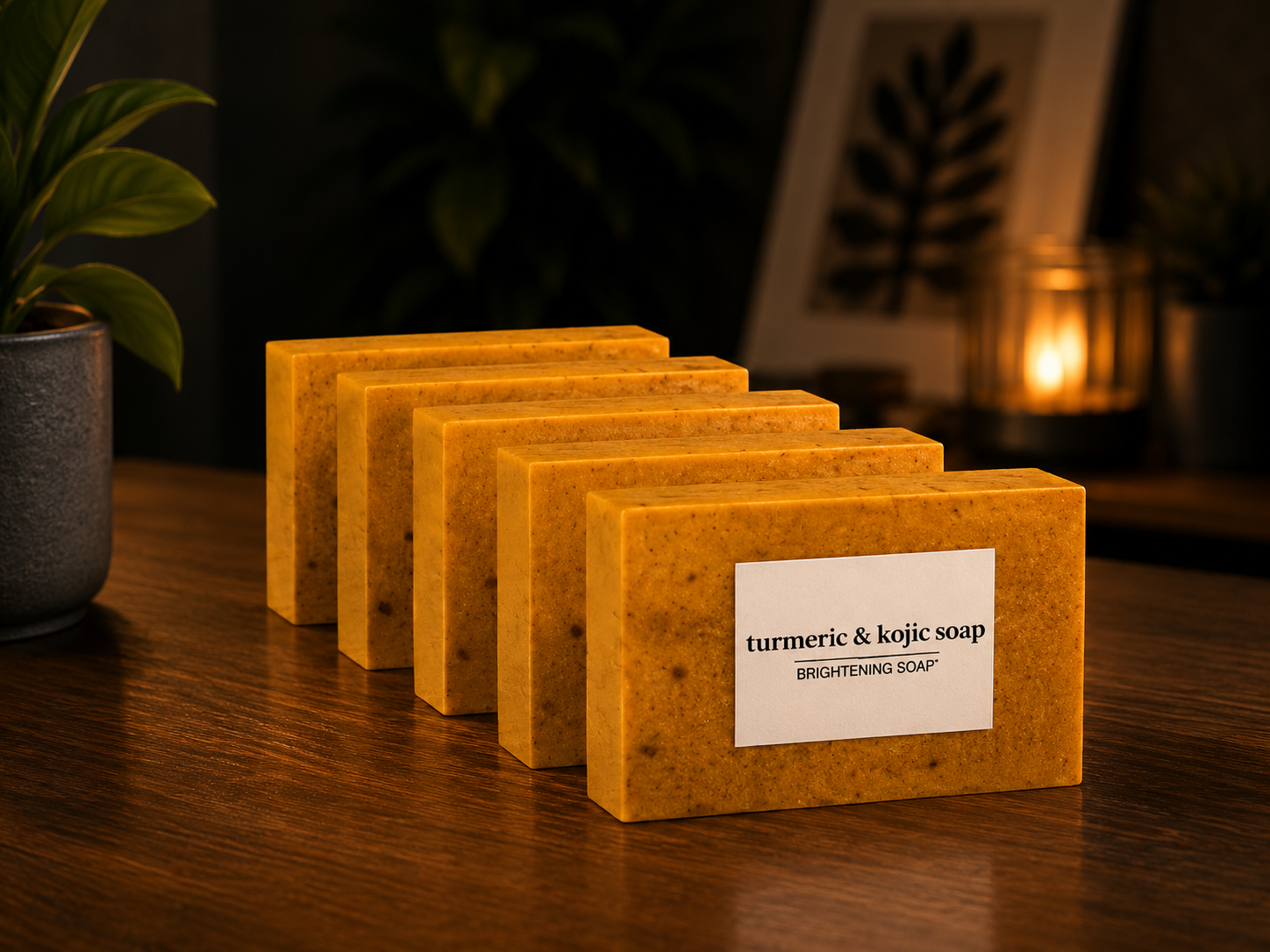 AuraNest Turmeric & Kojic Acid Soap