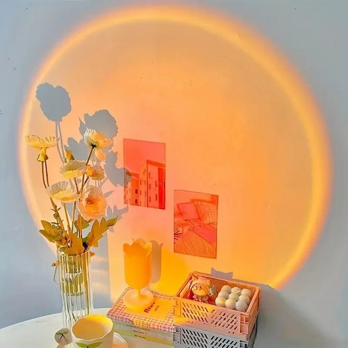AuraNest Sunset Projection Lamp