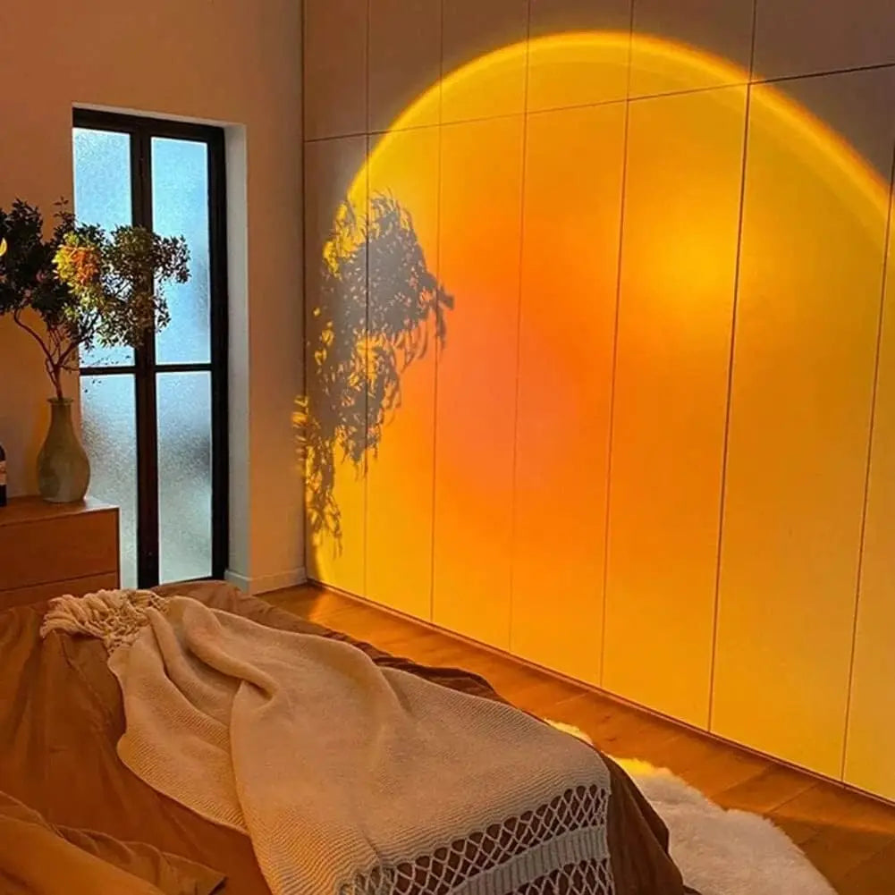 AuraNest Sunset USB projection lamp