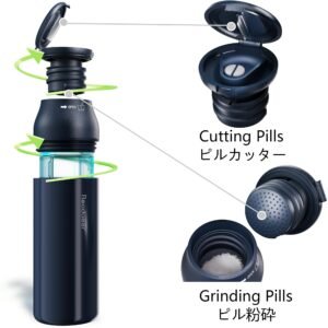 3-in-1 Pill Organizer Cutter Grinder